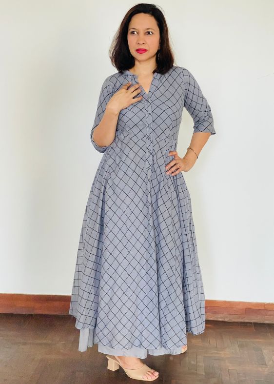 Checked Kali Dress