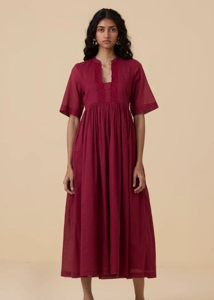Sabah Cherry Cotton Dress