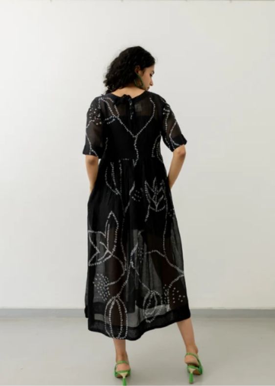 Black Bnadhani Dress