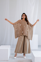 Almond Mesh Kaftan Co-Ord