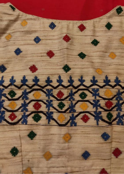 Tussar Multi color Blouse