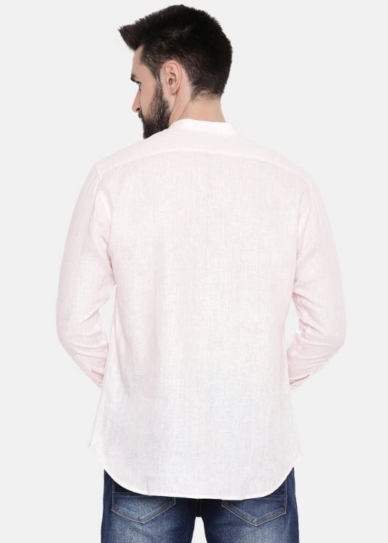 White linen Designer Shirt