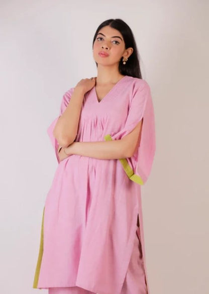 Pink Pure Cotton Co-ord Set