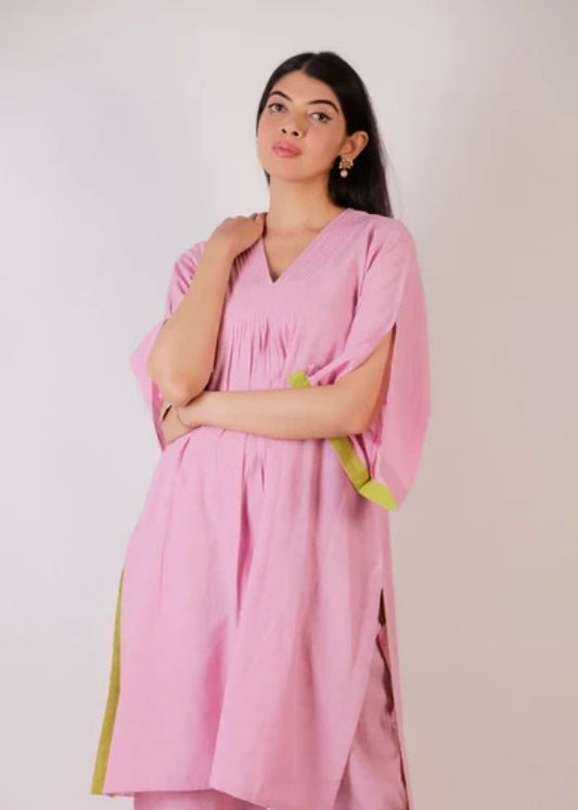 Pink Pure Cotton Co-ord Set