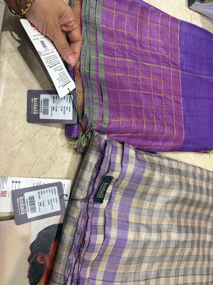 Two Tussar Sarees Kosala