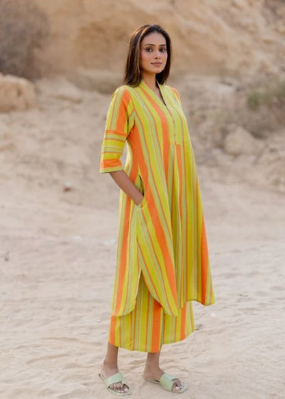 Sunset Stripes Kurta Set