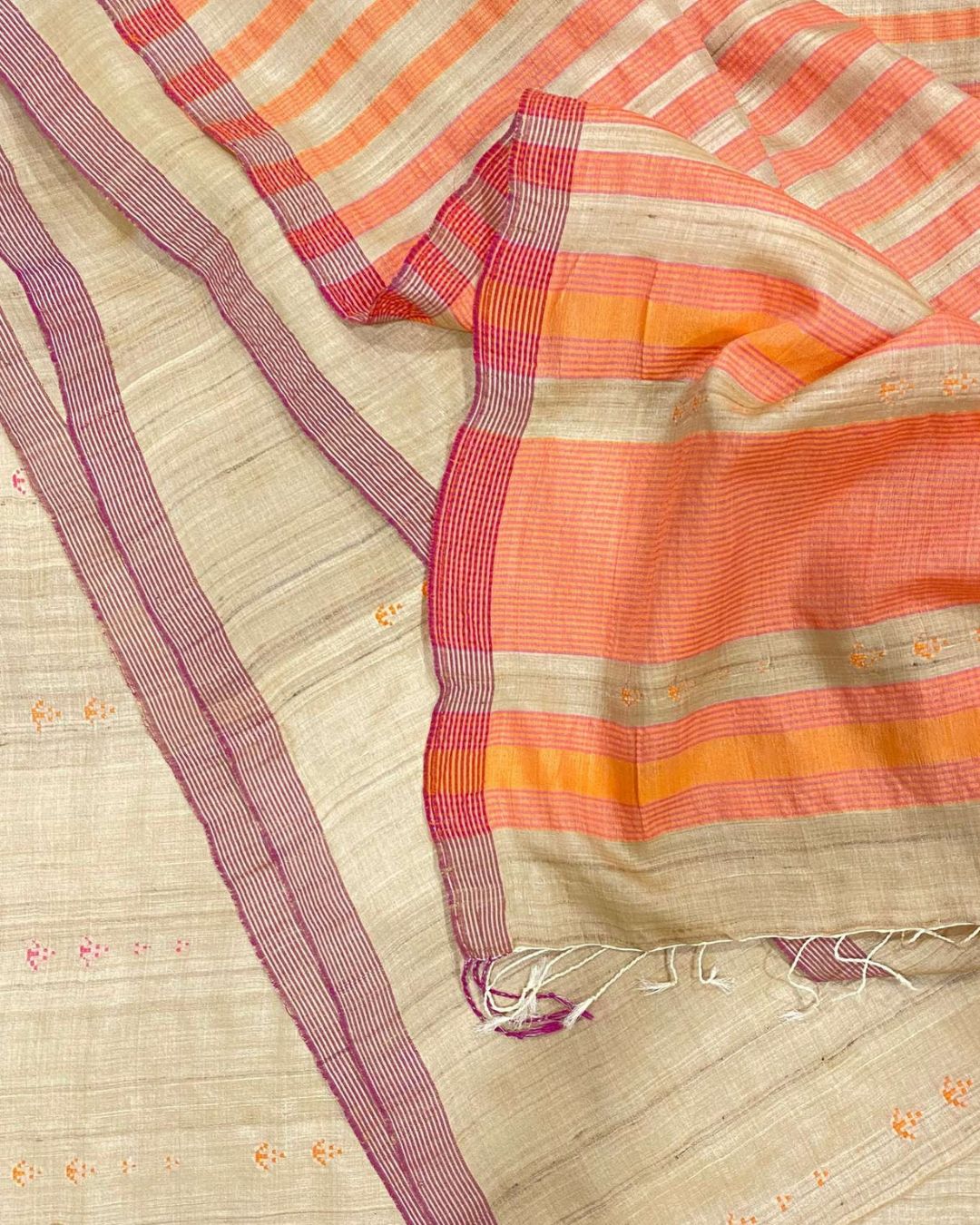 Trishul Unma Chhattisgarh Tussar Saree