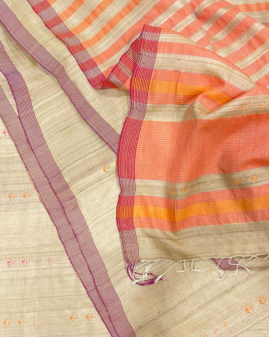 Trishul Unma Chhattisgarh Tussar Saree