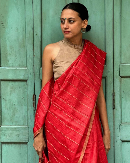 Baiga Unma Chhattisgarh Tussar Saree
