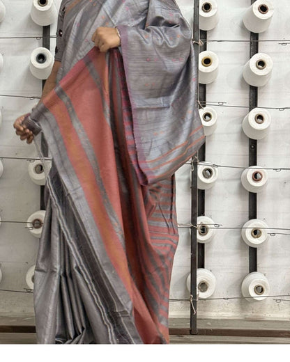 Trishul Unma Chhattisgarh Tussar Saree