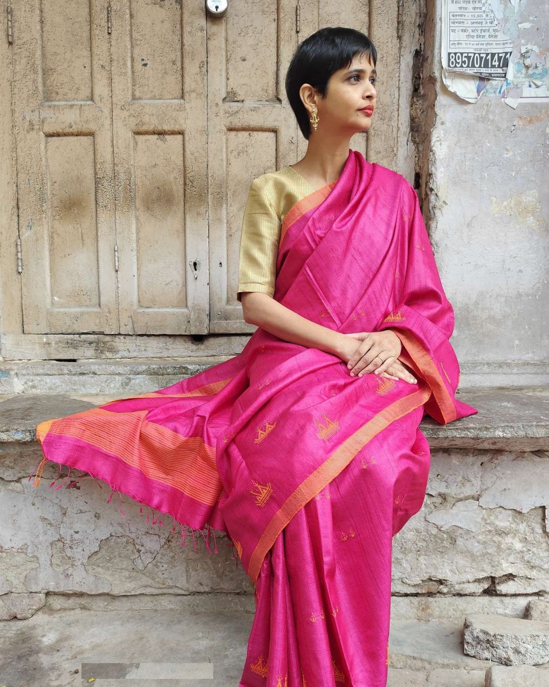 Jhankiyan Unma Chhattisgarh Tussar Saree