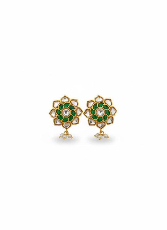 Kundan Petal StudsTRB1441