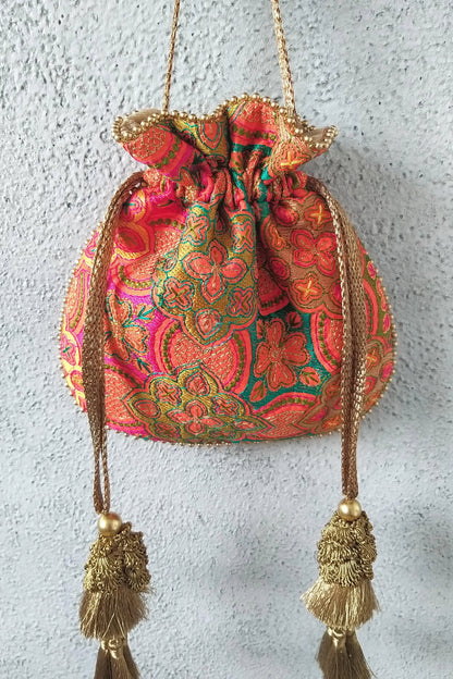 Amna Potli bag - Orange
AM-PT-0320-0003