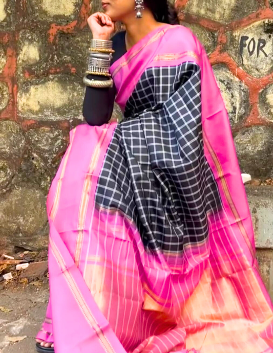 BLOCK SAREE SVASTHI TRADITIONAL SILK SAREE