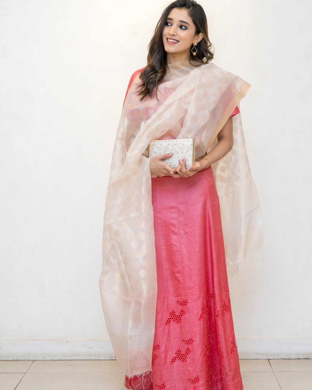 Golden Silk Jamdani Dupatta