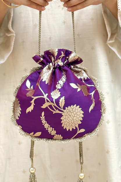 Satrangi Banarasi potli - Purple
AM-PT-0426-0014