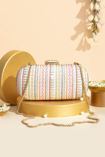 Raha Embroidered Capsule Clutch AM-BC-0425_0009